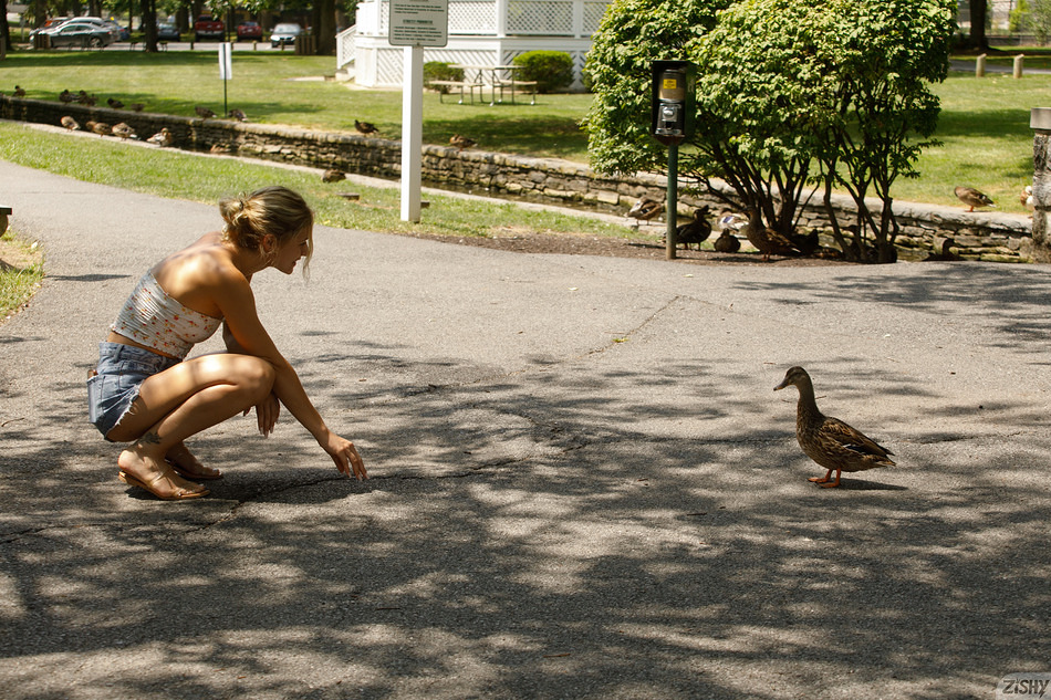 Cute blonde with Zishy