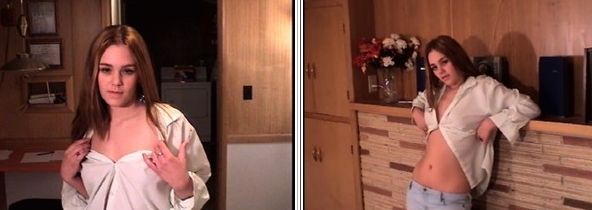 Tara poses for the first time